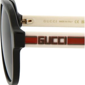 Gucci Black and Red Sunglasses